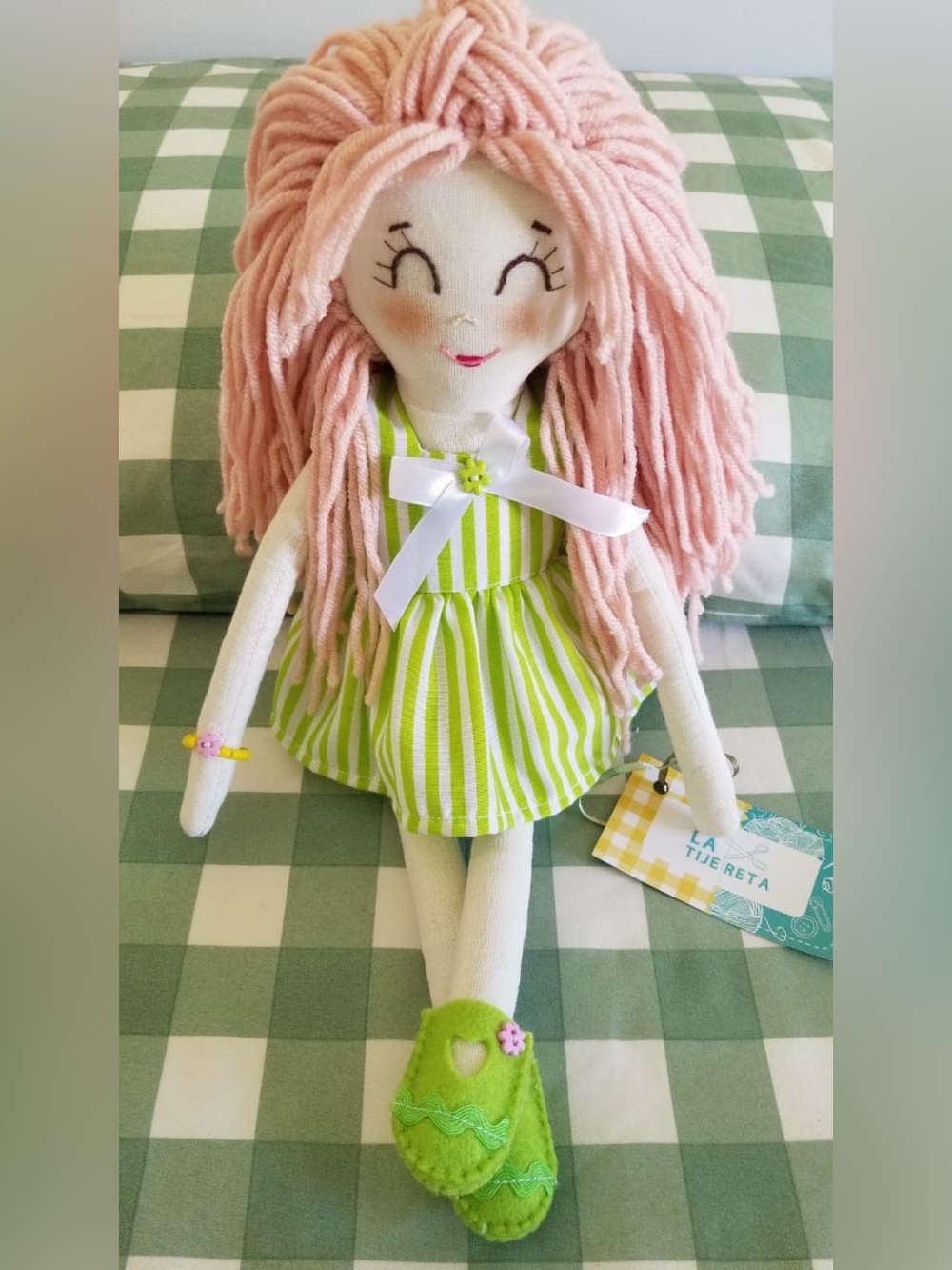 Cute Handmade Rag Doll – 28” Tall, One of a Kind